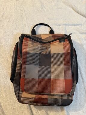 L.L.Bean Plaid Hanging Toiletry Bag Organizer